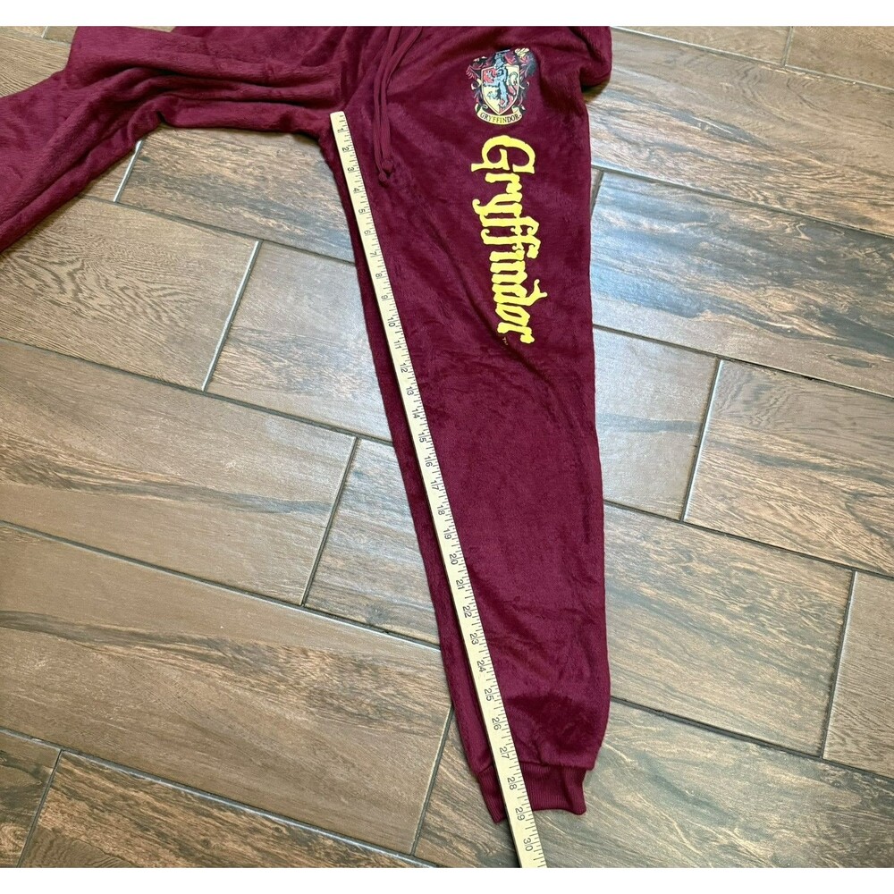 Harry Potter Gryffindor Junior's Pajama Set Fleece Fall Winter PJs Size Med NWT - Picture 7 of 10
